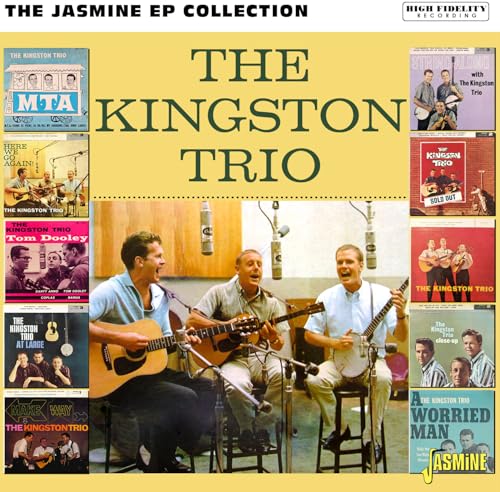 CD cover for Kingston Trio’s “The Jasmine EP Collection” with band photo.