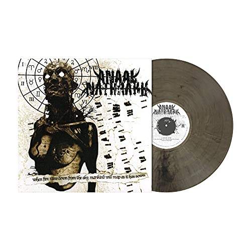 Anaal Nathrakh vinyl record with dark, distorted figure on the cover.