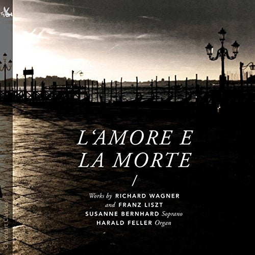 CD cover: dark waterfront scene with text "L'Amore e la Morte.