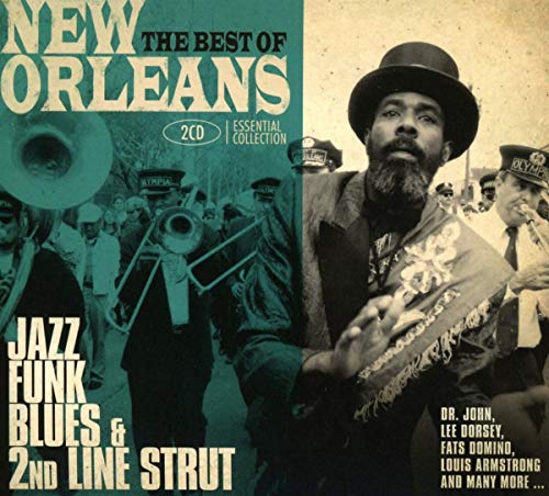 CD cover for “The Best of New Orleans” featuring a brass band.