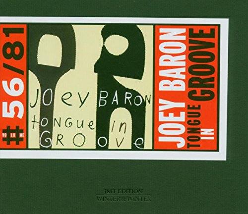 CD cover for Joey Baron’s “Tongue in Groove” with abstract design.