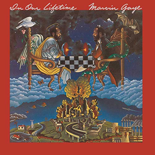 Marvin Gaye’s “In Our Lifetime” album cover: surreal religious imagery.