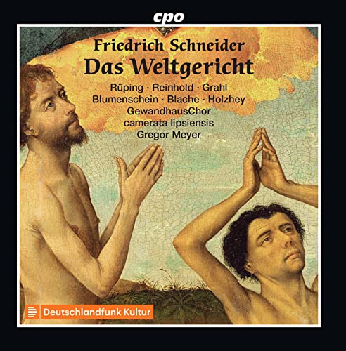CD cover: religious painting of two men with raised hands.