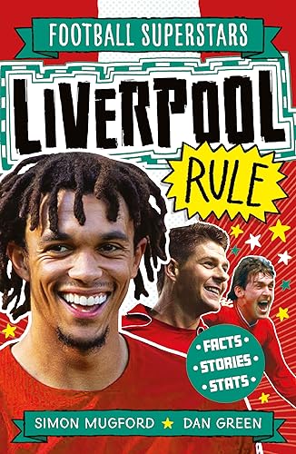 Book cover featuring three Liverpool football players against a red and white background.