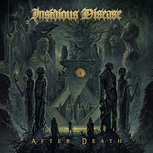 Dark fantasy album cover for Insidious Disease’s “After Death” CD.