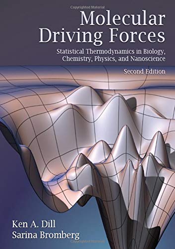 Book cover: "Molecular Driving Forces," second edition, with a 3D graph.