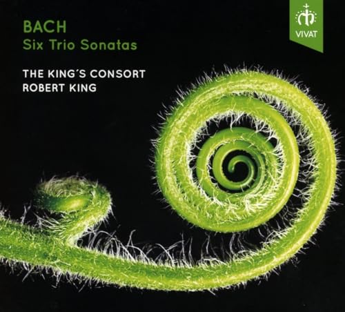 CD cover for Bach’s Six Trio Sonatas by The King’s Consort.