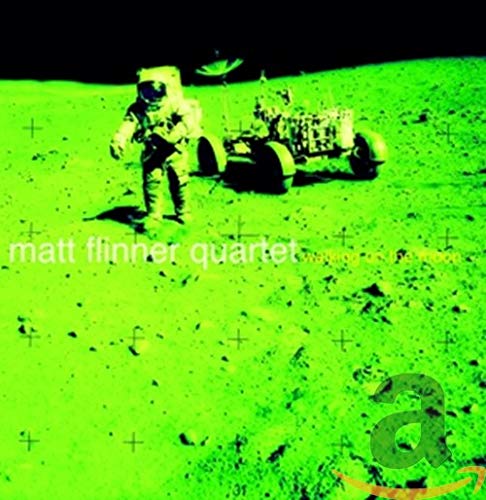 CD cover: astronaut on a green, textured lunar surface.