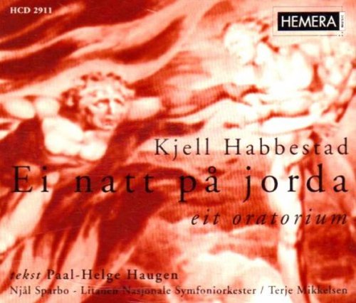 CD cover for Kjell Habbestad’s “One Night on Earth,” featuring blurred figures.