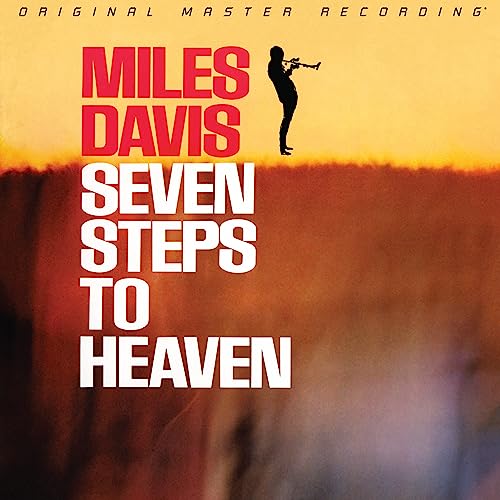 Album cover for Miles Davis’ “Seven Steps to Heaven” with silhouette.
