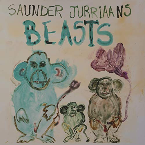 Album cover: painted monkeys and flowers with the title "Beasts".