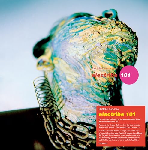 CD cover for Electribe 101’s “Electribal Memories” featuring abstract head sculpture.