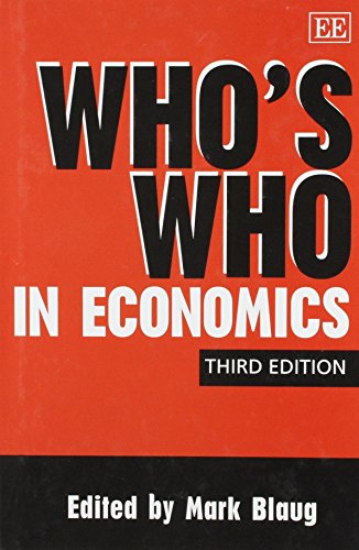 Who'S Who in Economics