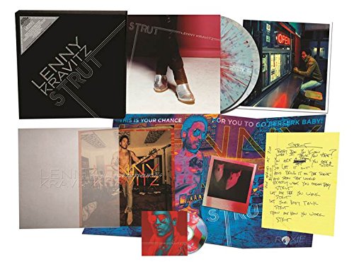 Lenny Kravitz “Strut” deluxe vinyl edition with album art and extras.