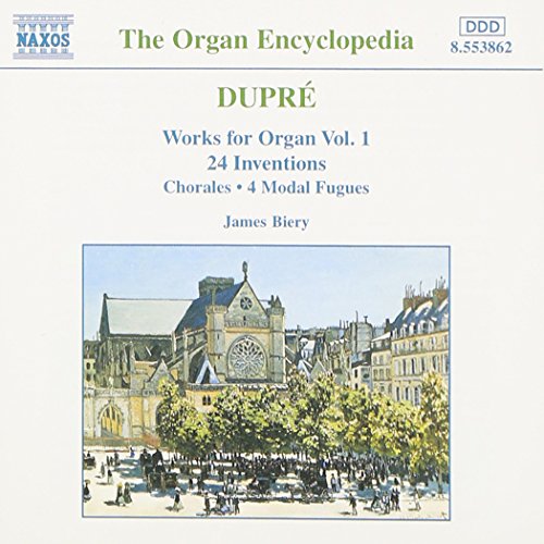 CD cover for “DUPRE: Works for Organ, Vol. 1” featuring a church.