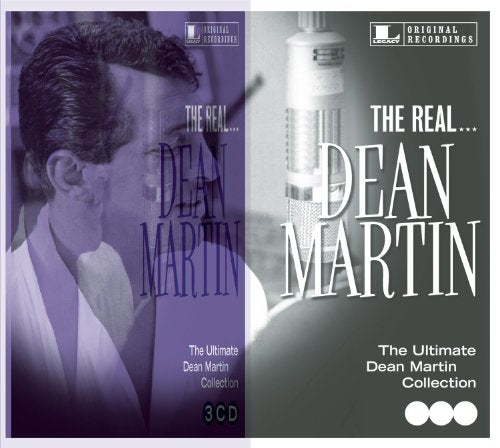 CD cover featuring a black and white photo of Dean Martin with a microphone.