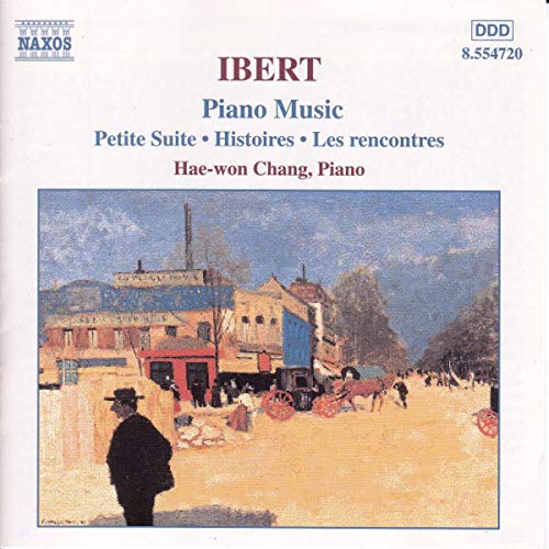 CD cover for IBERT’s Piano Music by Hae-won Chang, featuring a painting.
