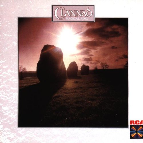 CD cover: Stone circle silhouetted against a bright sunset sky.