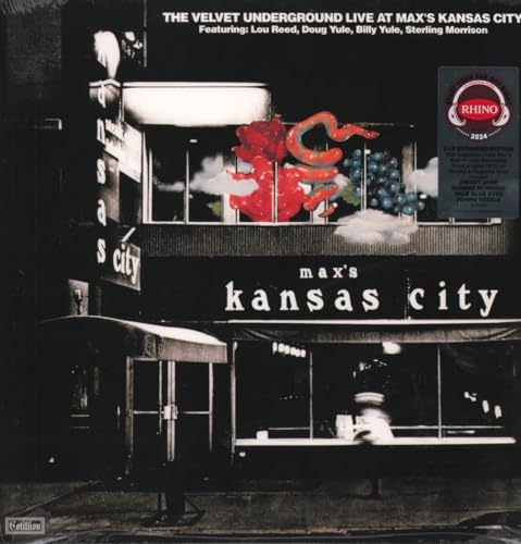 Vinyl album cover for The Velvet Underground’s “Live At Max’s Kansas City.”