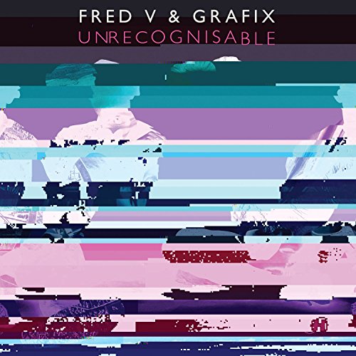 CD cover for Fred V & Grafix’s “Unrecognisable” with glitch art.