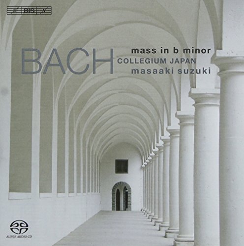 CD cover for Bach’s Mass in B minor by Collegium Japan, Suzuki.