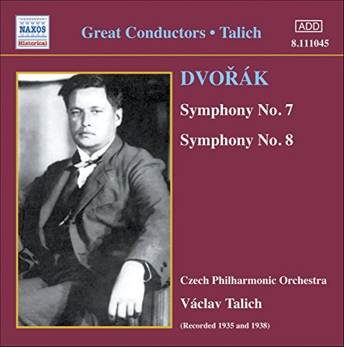 CD cover featuring a portrait of conductor Václav Talich and text details.