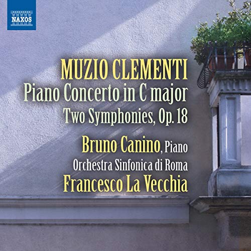 CD cover for Muzio Clementi's Piano Concerto with a building facade.
