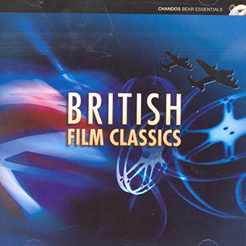 CD cover for British Film Classics featuring film reels and silhouettes of airplanes.