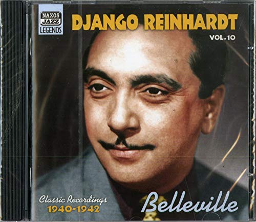 CD cover featuring a portrait of jazz guitarist Django Reinhardt.