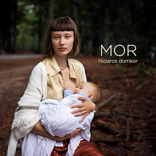 Woman holding a baby, film cover for "Mor" Blu-ray.