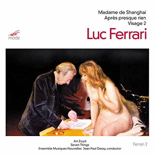 CD cover for Luc Ferrari’s “Madame de Shanghai” featuring a painted scene.