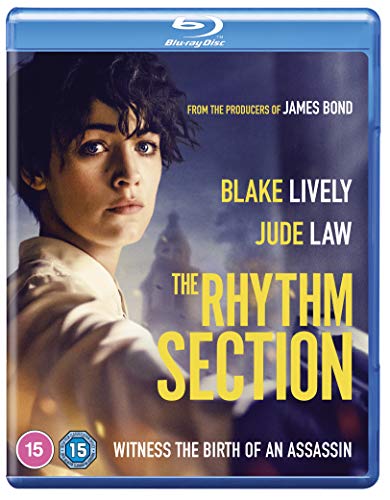 Blu-ray cover for "The Rhythm Section" featuring Blake Lively.
