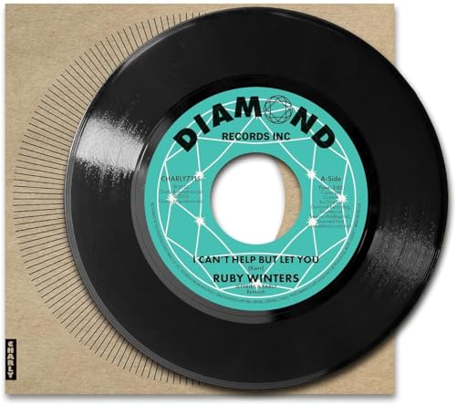 Ruby Winters vinyl record with teal label and central spindle hole.