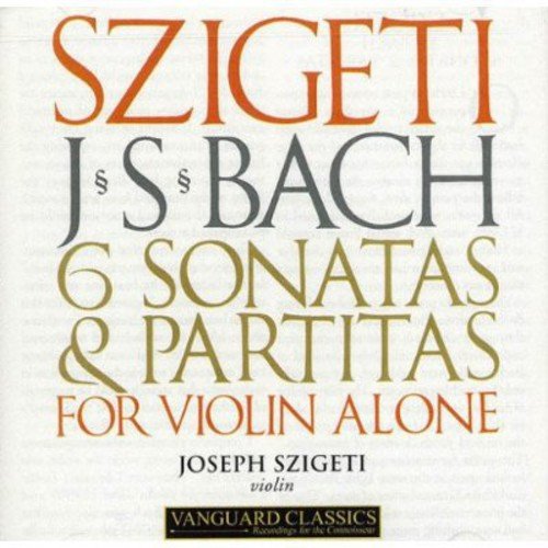 CD cover for Joseph Szigeti performing Bach’s sonatas and partitas.