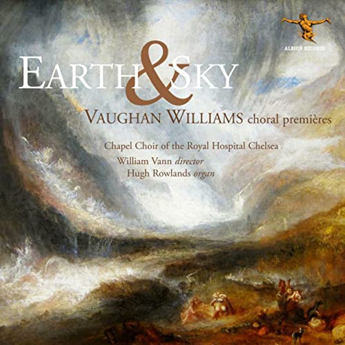 CD cover for "Earth & Sky" featuring a stormy landscape painting.