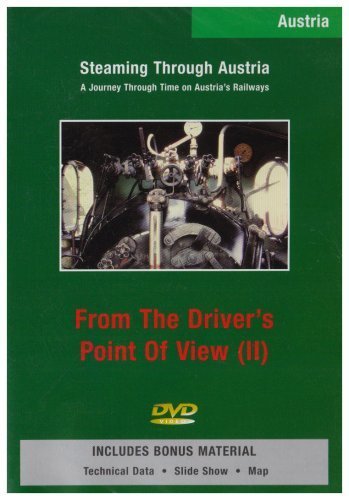 DVD cover for "Steaming Through Austria" featuring a steam train’s controls.