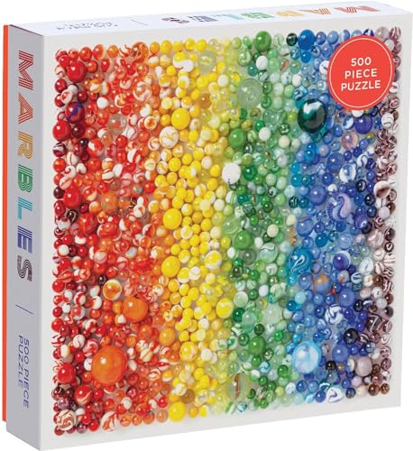 Rainbow Marbles 500 Piece Puzzle (Puzzles)