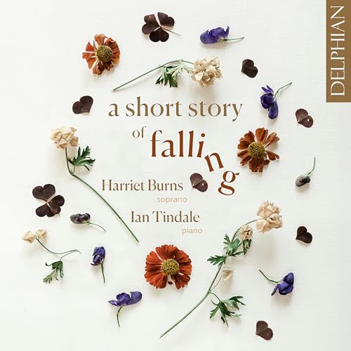 CD cover with dried flowers arranged around the title and artist names.