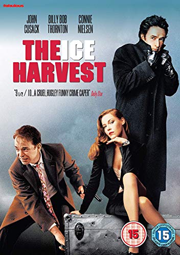 DVD cover for "The Ice Harvest" featuring John Cusack, Billy Bob Thornton, and Connie Nielsen.