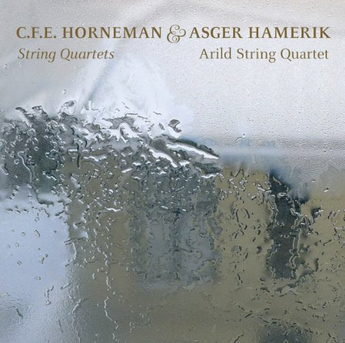 CD cover for Arild String Quartet’s “String Quartets” with abstract art.