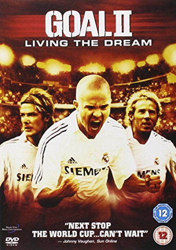 DVD cover for "Goal II: Living the Dream" featuring soccer players.