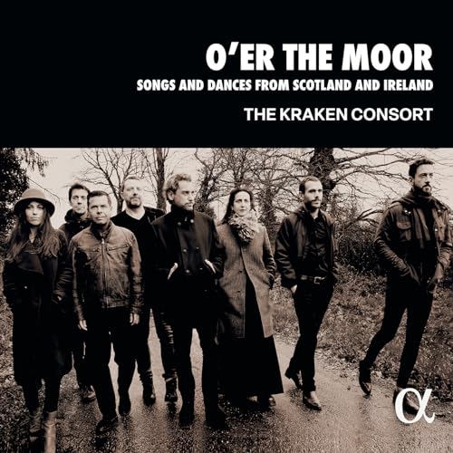 CD cover: group portrait of The Kraken Consort in a rural setting.