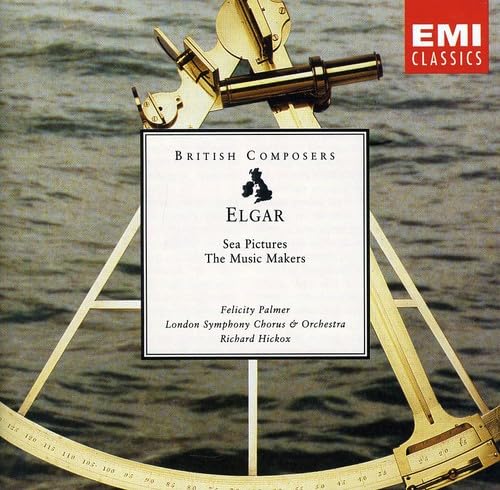 CD cover for Elgar’s “Sea Pictures” featuring a nautical instrument.