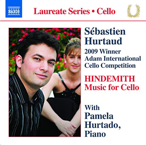 CD cover featuring cellist Sébastien Hurtaud and pianist Pamela Hurtado.