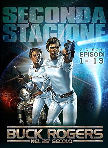 Buck Rogers DVD cover featuring characters with ray guns in space.