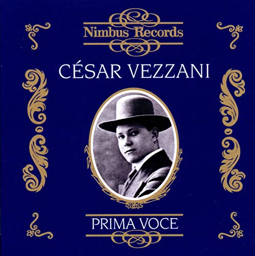 CD cover for César Vezzani, featuring a portrait of the artist.