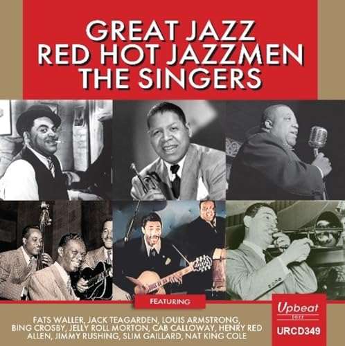 CD cover for “Great Jazz - Red Hot Jazzmen” featuring portraits of musicians.