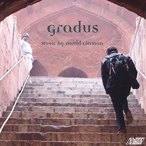 CD cover: two figures on stone steps under an arched passageway.