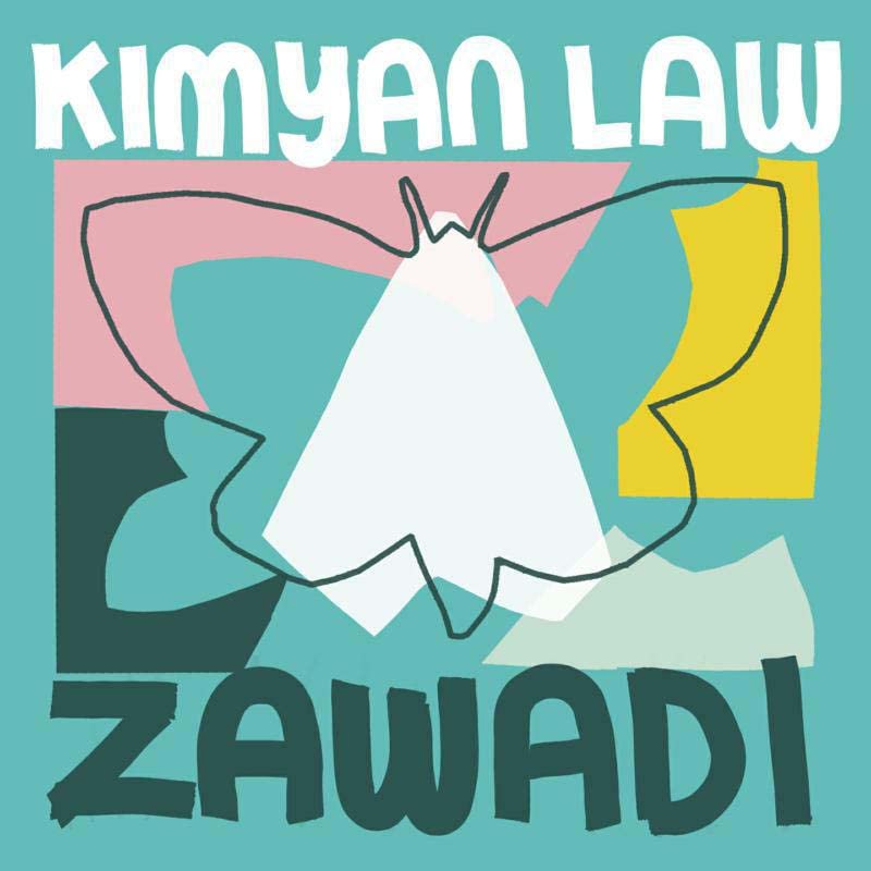 CD cover for Kimyan Law’s “Zawadi” with abstract shapes and text.