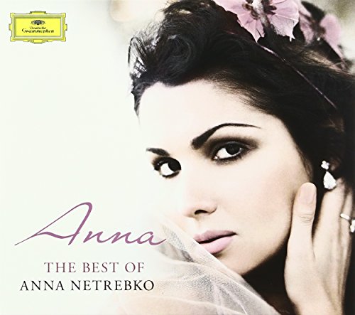 CD cover featuring Anna Netrebko, a portrait with flowers in hair.